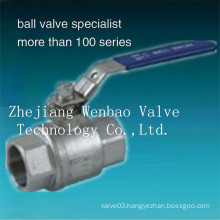 Two Pieces Full Bore Ball Valve 1000wog